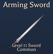 Arming Sword | Venture Tale Wiki | Fandom