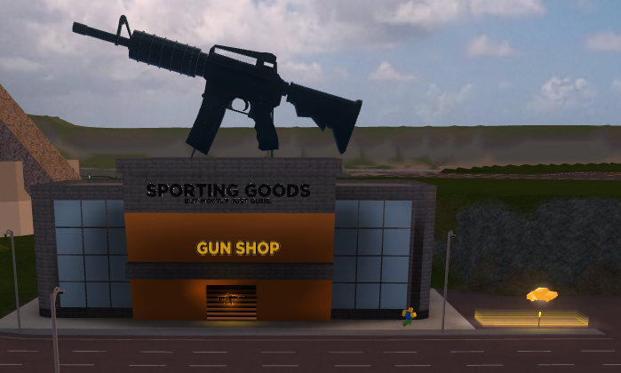 Gun Store Roblox Wanted Wiki Fandom - roblox games guns