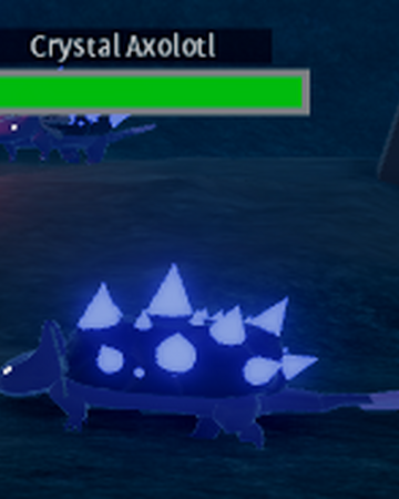 Crystal Axolotl Roblox Weaponcraft Wiki Fandom - crystal from sploder selling on roblox roblox