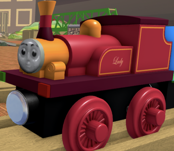 Wooden railway lady sales