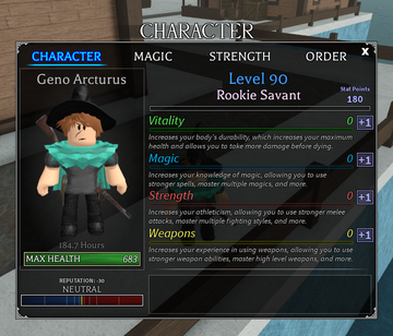 User Interface Roblox World Of Magic Wiki Fandom - how to change player max health in roblox