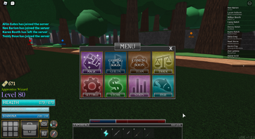 User Interface Roblox World Of Magic Wiki Fandom - roblox magic fighting games