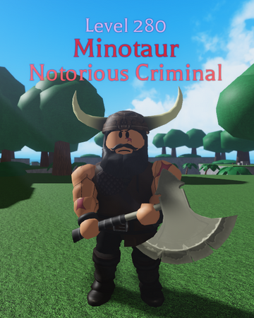 Minotaur Roblox World Of Magic Wiki Fandom - roblox world.ph