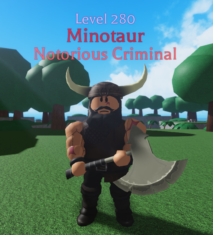 Minotaur Roblox World Of Magic Wiki Fandom - being born growing old dying in roblox life span