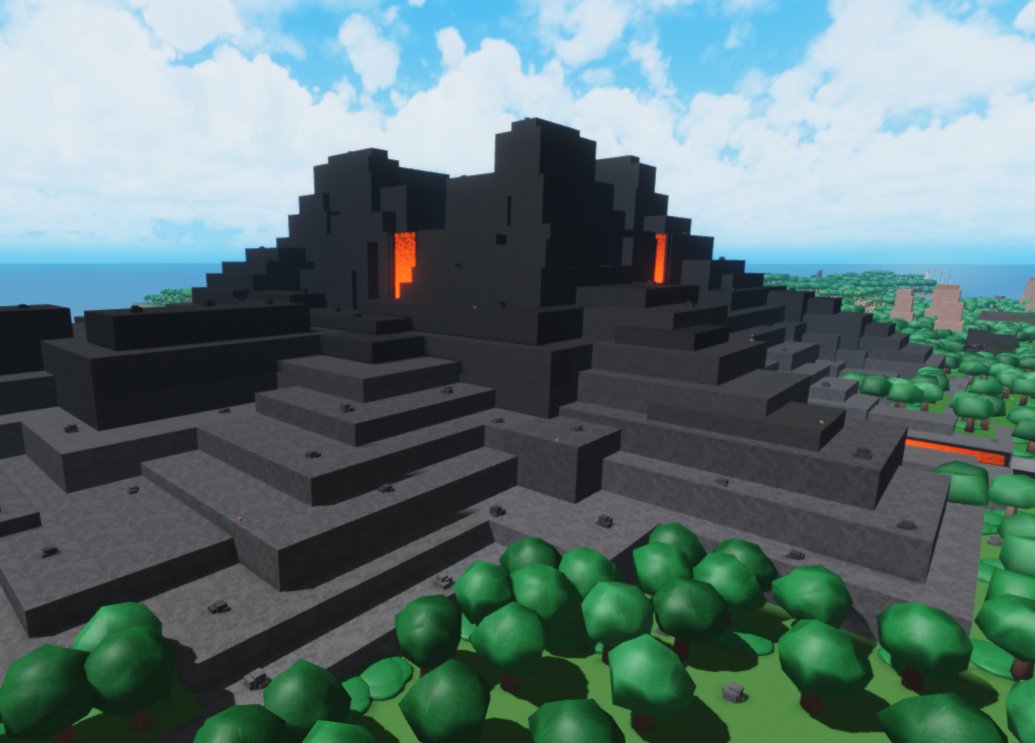 Ashen Volcano Roblox World Of Magic Wiki Fandom - roblox volcano games