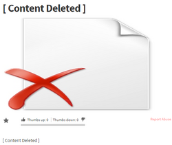 Content Deletion Roblox Wiki Fandom - roblox content deleted image