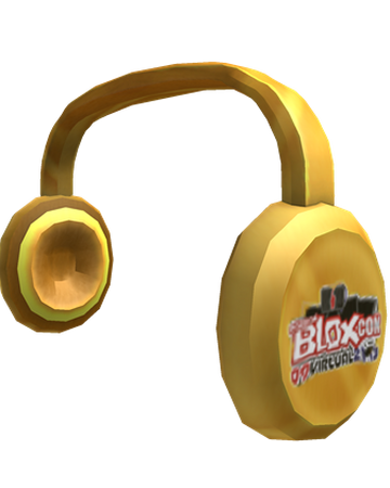 Catalog Golden Headphones Of Virtual Bloxcon Game Contest Roblox Wikia Fandom - bloxcon last roblox