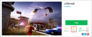 The Roblox follow button in 2017.