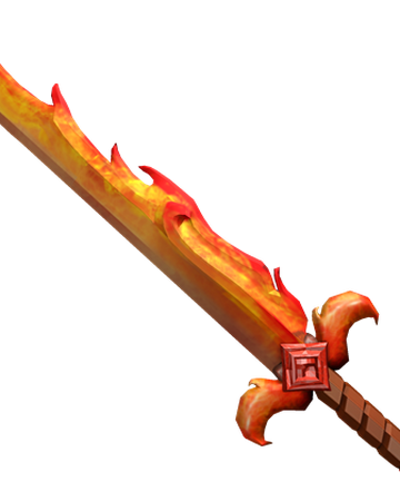 Mystic Sword Of The Flames Roblox Wiki Fandom - fire sword roblox gear id