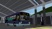 颱風過後，25T線派出Enviro200 Dart（ADEM2／SE2238）單層巴士作加班車行走