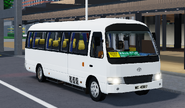 都巴派出28座位之豐田Coaster (WC4327) 行走NR252線