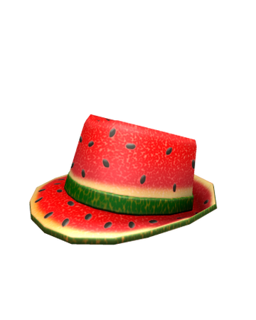 Catalog Watermelon Fedora Roblox Wikia Fandom - melon head roblox