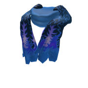 Blue Fire Scarf