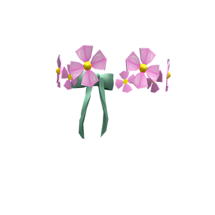 Download Aesthetic Roblox Girl Head With Flower Crown Wallpaper