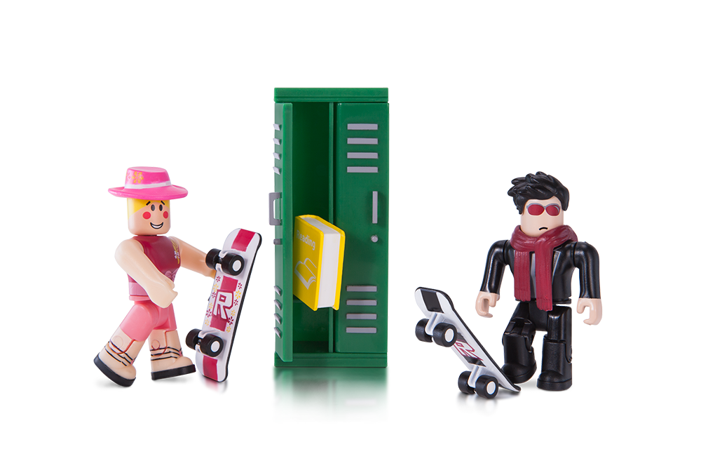 Roblox Collection Brookhaven Hair & Nails 3 Action Figures w/ Virtual Item  New