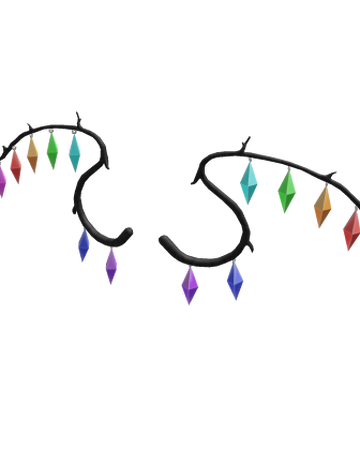 Catalog Rainbow Crystal Wings Roblox Wikia Fandom - rainbow wings roblox free