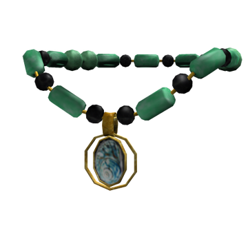 Jade necklace with shell pendant sale