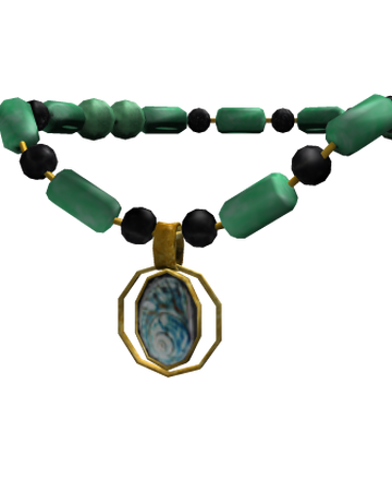 Jade Necklace With Shell Pendant Roblox Wiki Fandom - roblox free neck accessories