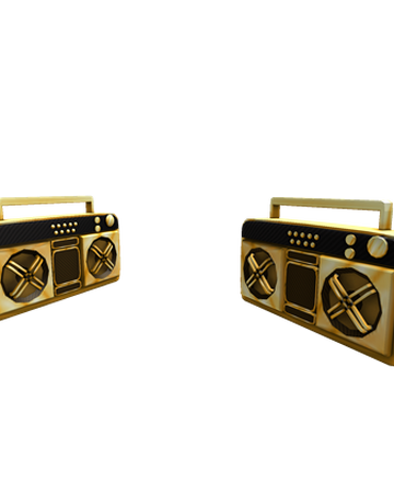 Catalog Dual Golden Super Fly Boomboxes Roblox Wikia Fandom - boombox gear 30 roblox wikia fandom powered by wikia