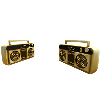 Dual Golden Super Fly Boomboxes Roblox Wiki Fandom - roblox boomboxes how to use them