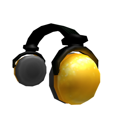 Catalog 24k Gold Headphones Roblox Wikia Fandom - roblox yellow headphones