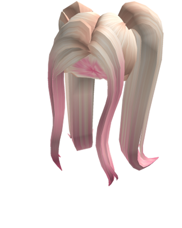 Catalog Princess Popstar Ponytails In Blonde To Pink Roblox Wikia Fandom - blonde robux blonde roblox free hair