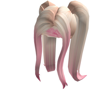 Catalog Princess Popstar Ponytails In Blonde To Pink Roblox Wikia Fandom - aesthetic short hair blonde to pink roblox