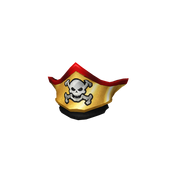 Golden Pirate Captain Hat