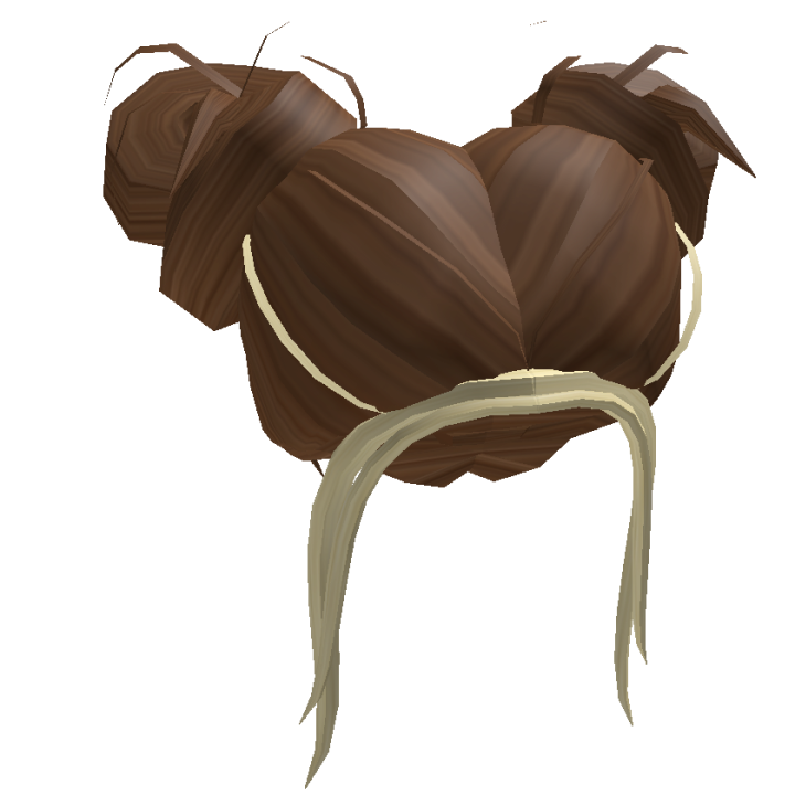 Preppy Buns Hair (Brown)'s Code & Price - RblxTrade