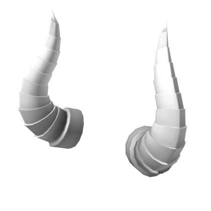 Catalog Silver Horns Roblox Wikia Fandom - small white horns roblox