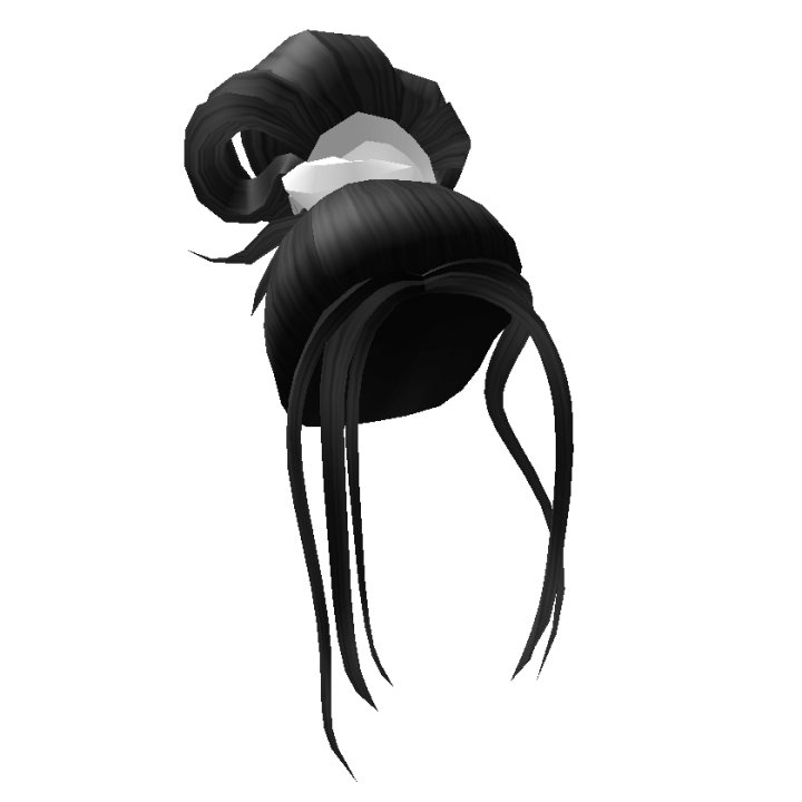 Lazy Bun In Black Roblox Wiki Fandom - roblox bun hair