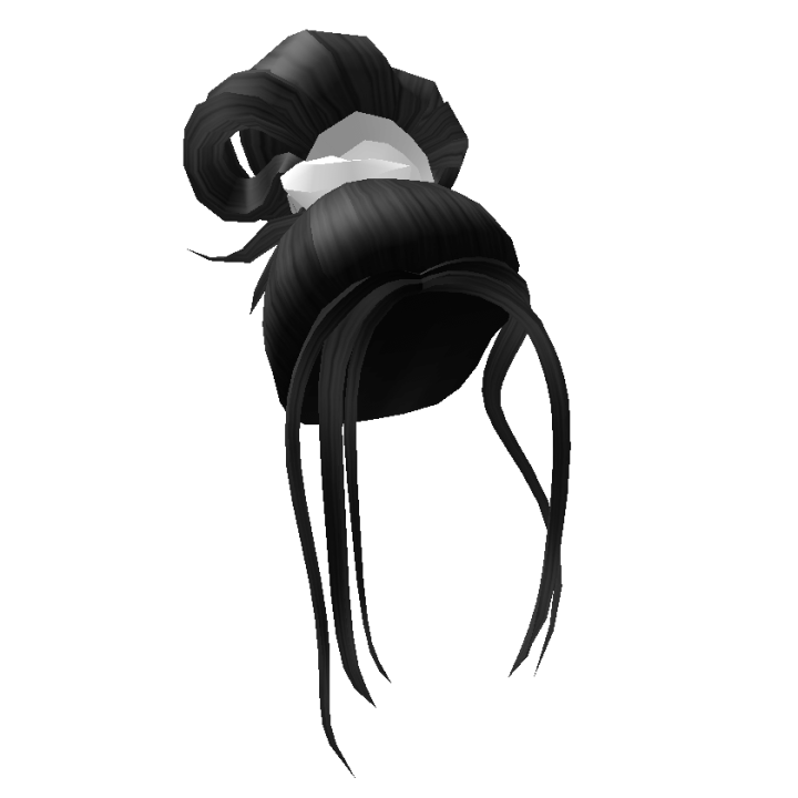 How to get this black hair with buns in roblox #roblox #freehair