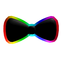 CartoonyRainbowBowTie