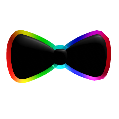Cartoony Rainbow Bow Tie Roblox Wiki Fandom - rainbow shirt roblox