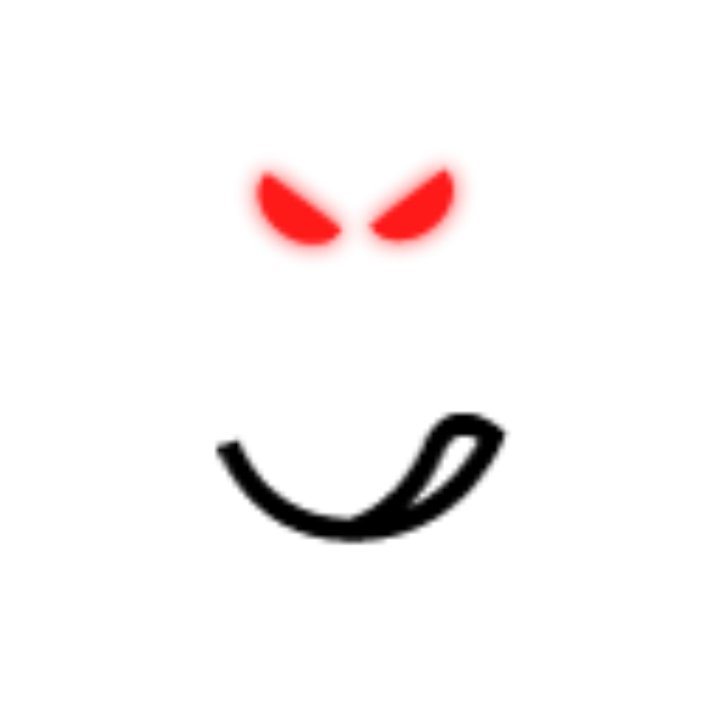 Red Smiley Face. - Roblox