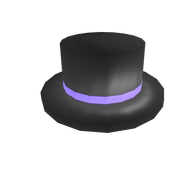 Первая шапка - Purple Banded Top Hat