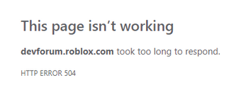 Error Roblox Wikia Fandom - www.roblox.com took too long to respond.