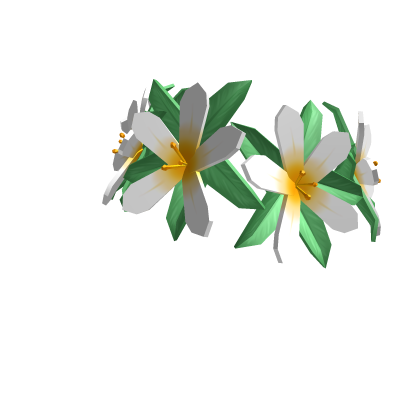 Tropical Flower Crown Roblox Wiki Fandom - roblox flower gear id