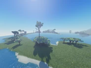 An overview of the island.