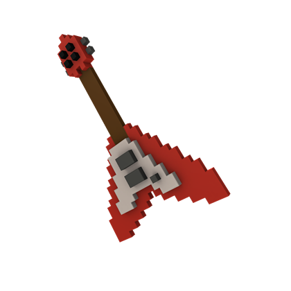 Catalog 8 Bit Back Rocker Guitar Roblox Wikia Fandom - smashing guitar roblox wikia fandom powered by wikia