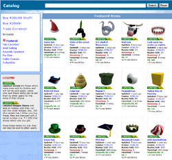 Category:Items formerly available for tickets, Roblox Wiki