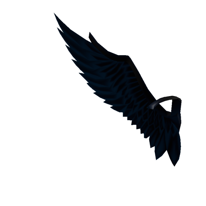 Dark Shoulder Wing Right Roblox Wiki Fandom - what is the id for the black wings roblox