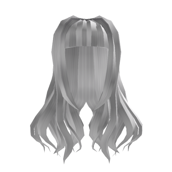 Natural Straight Hair in Black - Roblox