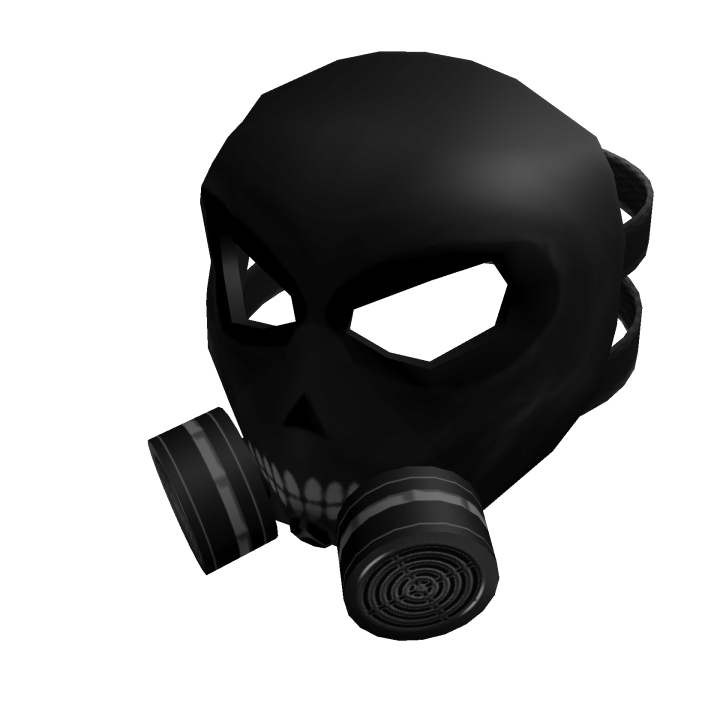 Catalog Black Skull Gas Mask Roblox Wikia Fandom - roblox black and white mask