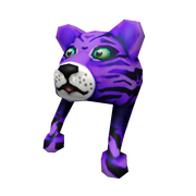 Neon Purple Tiger Hat