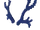Blue 8-Bit Antlers
