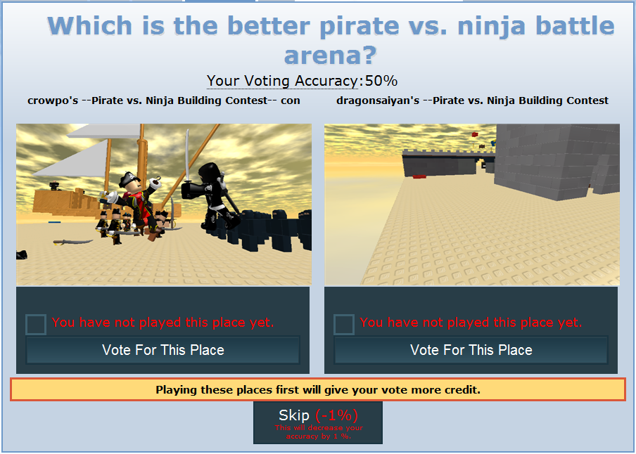 Contests History Play And Vote Roblox Wikia Fandom - roblox live voting stream games that you vote for