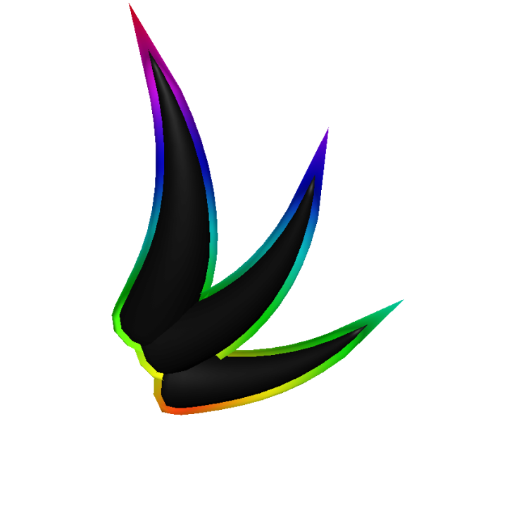 Catalog Left Cartoony Rainbow Shoulder Spikes Roblox Wikia Fandom - roblox spikes