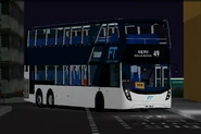 配置Enviro400 XLB車身的富豪B8L行走49線