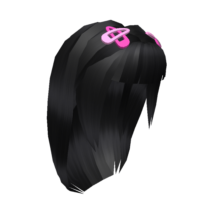 Straight Bangs - Black, Roblox Wiki